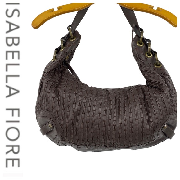 Isabella Fiore Handbags - 💕SALE💕 Isabella Fiore Brown Leather Hobo Bag